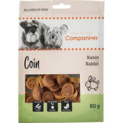 Companion rabbit coin - glutenfri, 80 g u/sukker